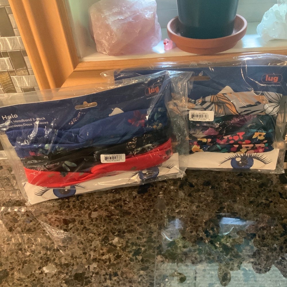 LUG - HEADBANDS - SOFT WASHABLE - NWT